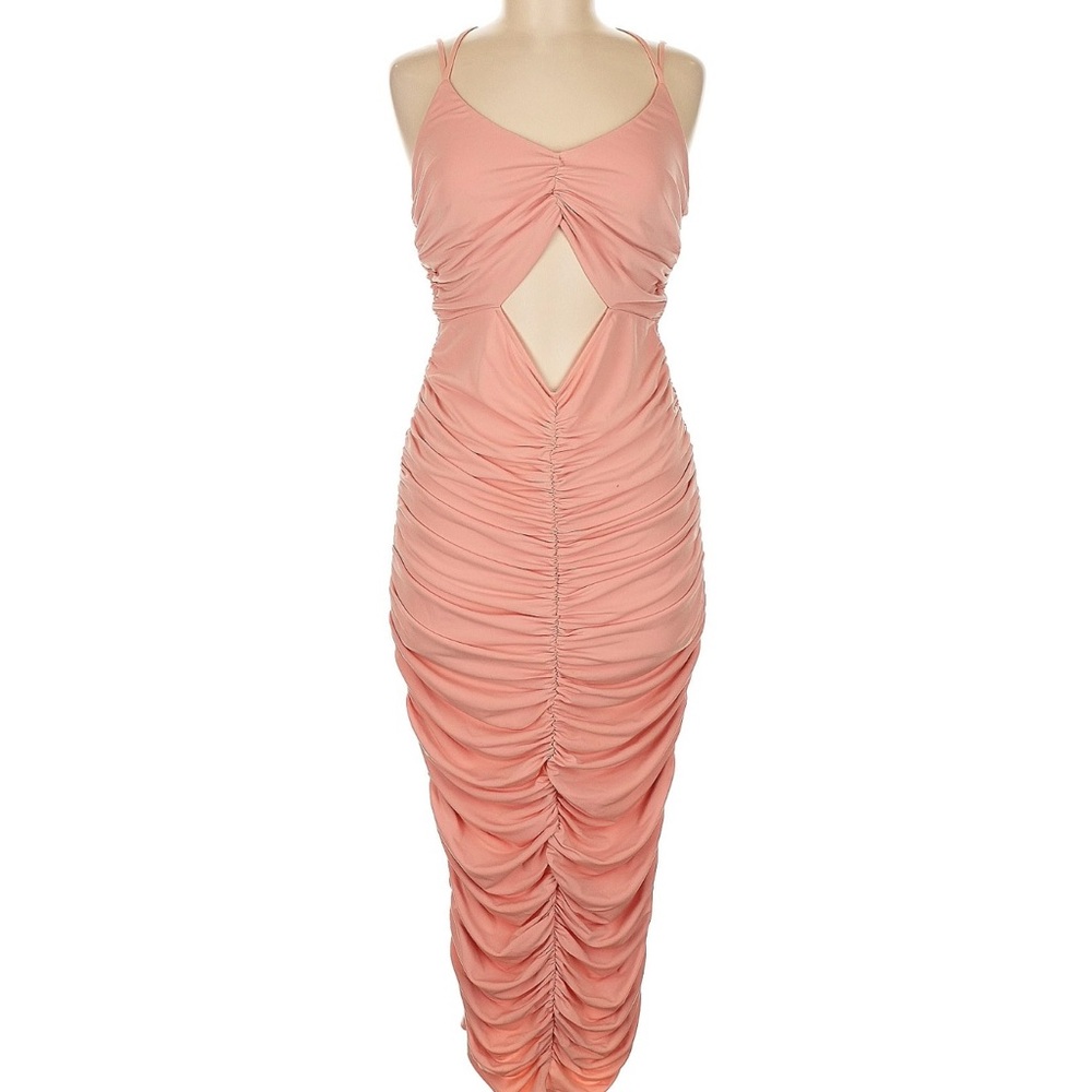 Elegant Ruched Michael Costello Dress